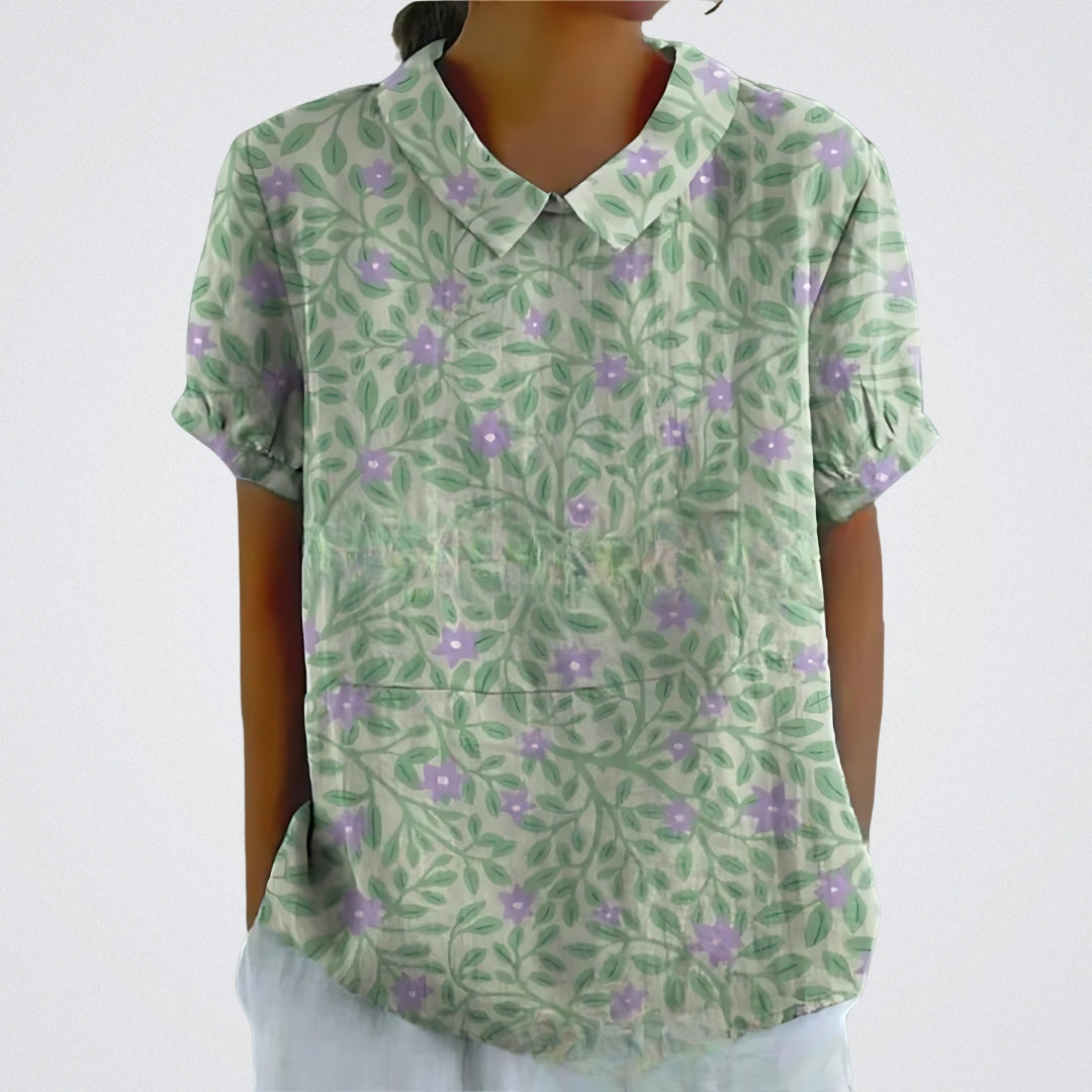 LINA | Floral Print Blouse