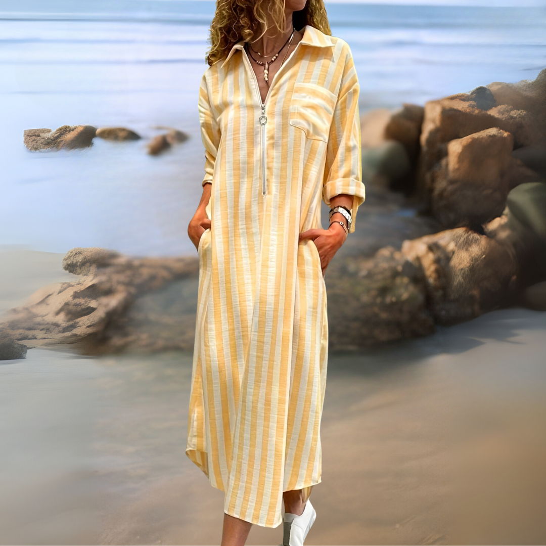 PHOEBE | CHIC STRIPED DRESS