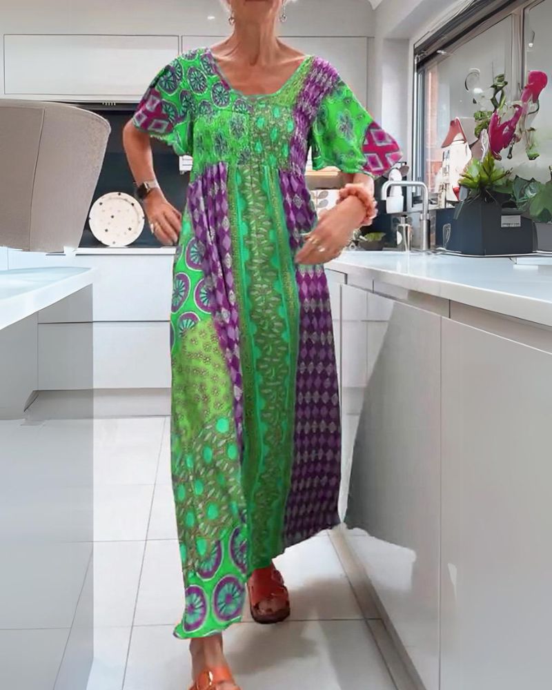 Melania | Vibrant Bohemian Dress