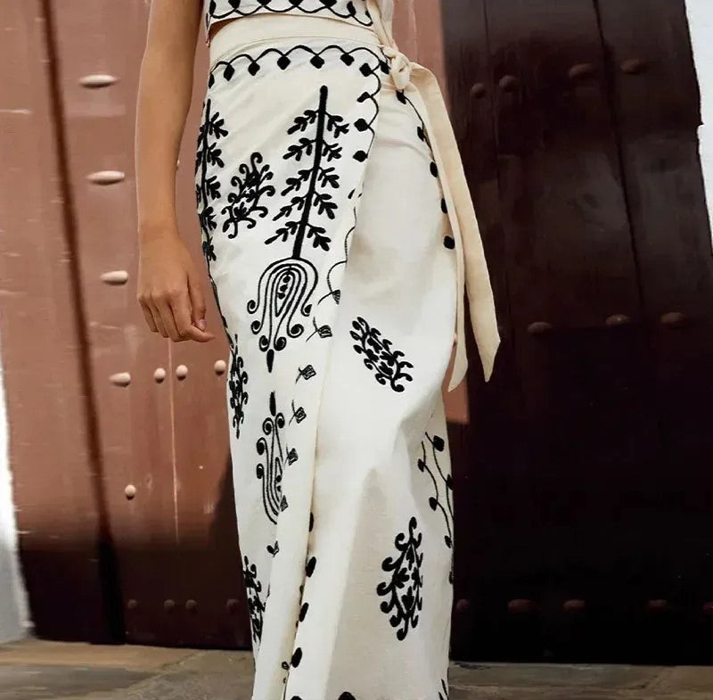 YASMINE | Printed Two-Piece Set