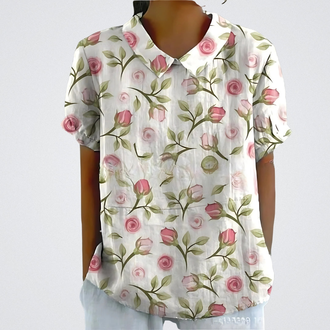 LINA | Floral Print Blouse