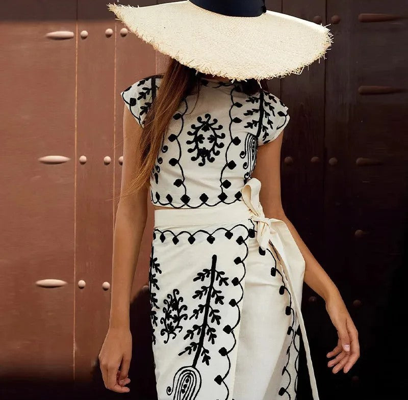 YASMINE | Printed Two-Piece Set