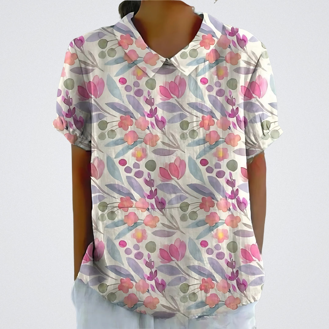LINA | Floral Print Blouse