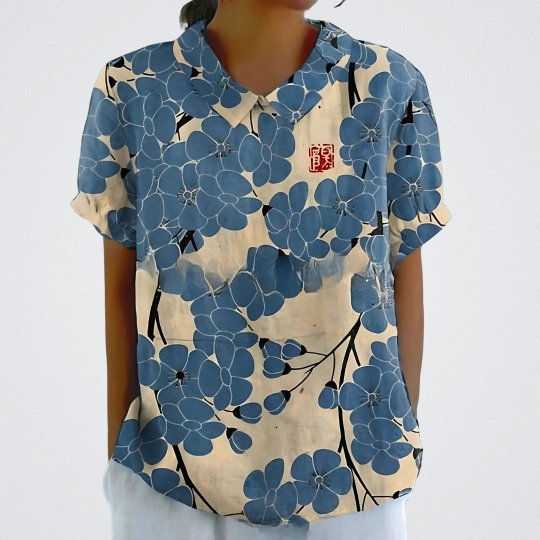 LINA | Floral Print Blouse