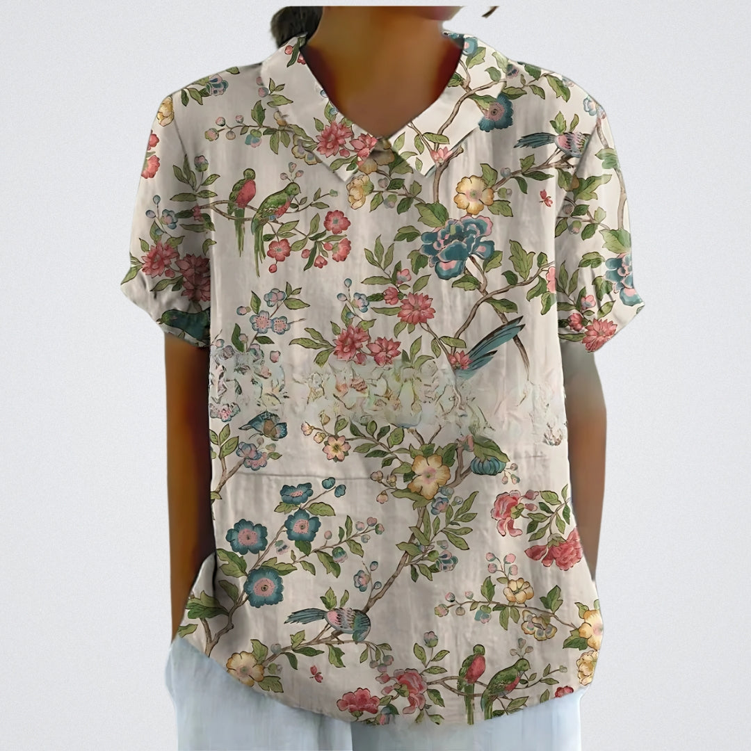 LINA | Floral Print Blouse