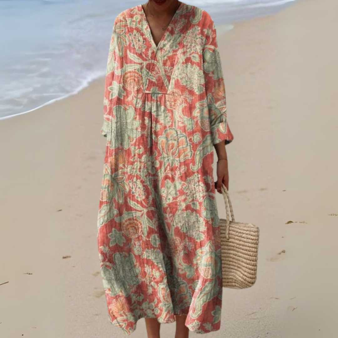CHANTALLE | Retro Floral Dress