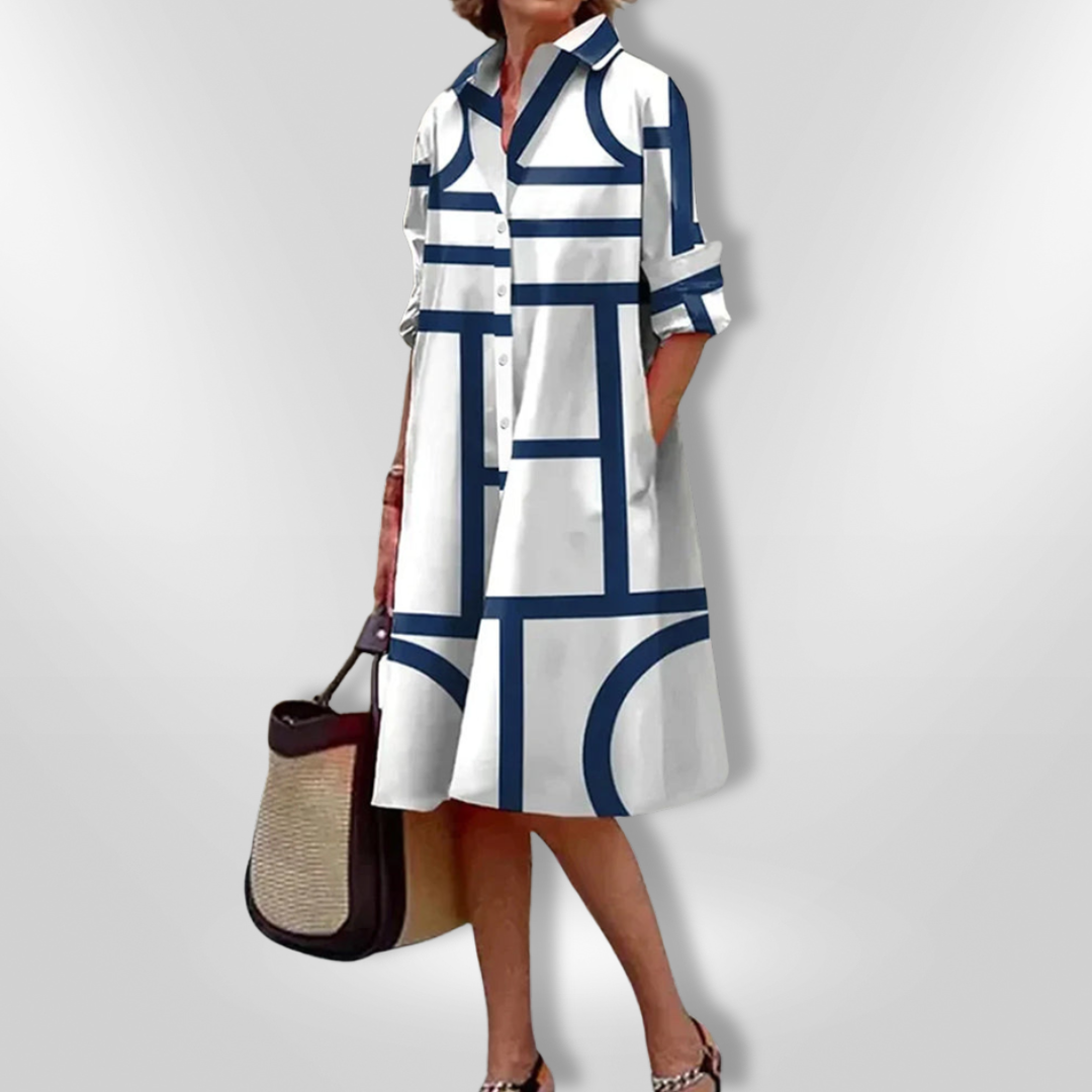 CALIS | Stylish Patterned Elegant Dress