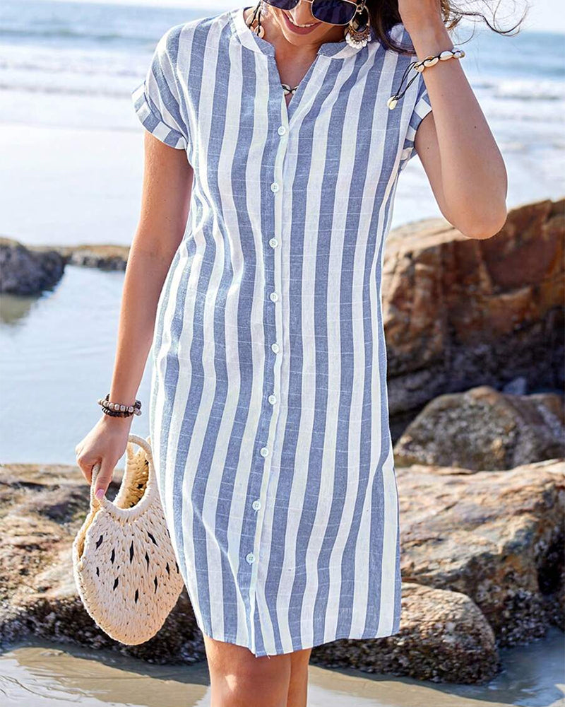 BRITTA | CHIC STRIPED DRESS
