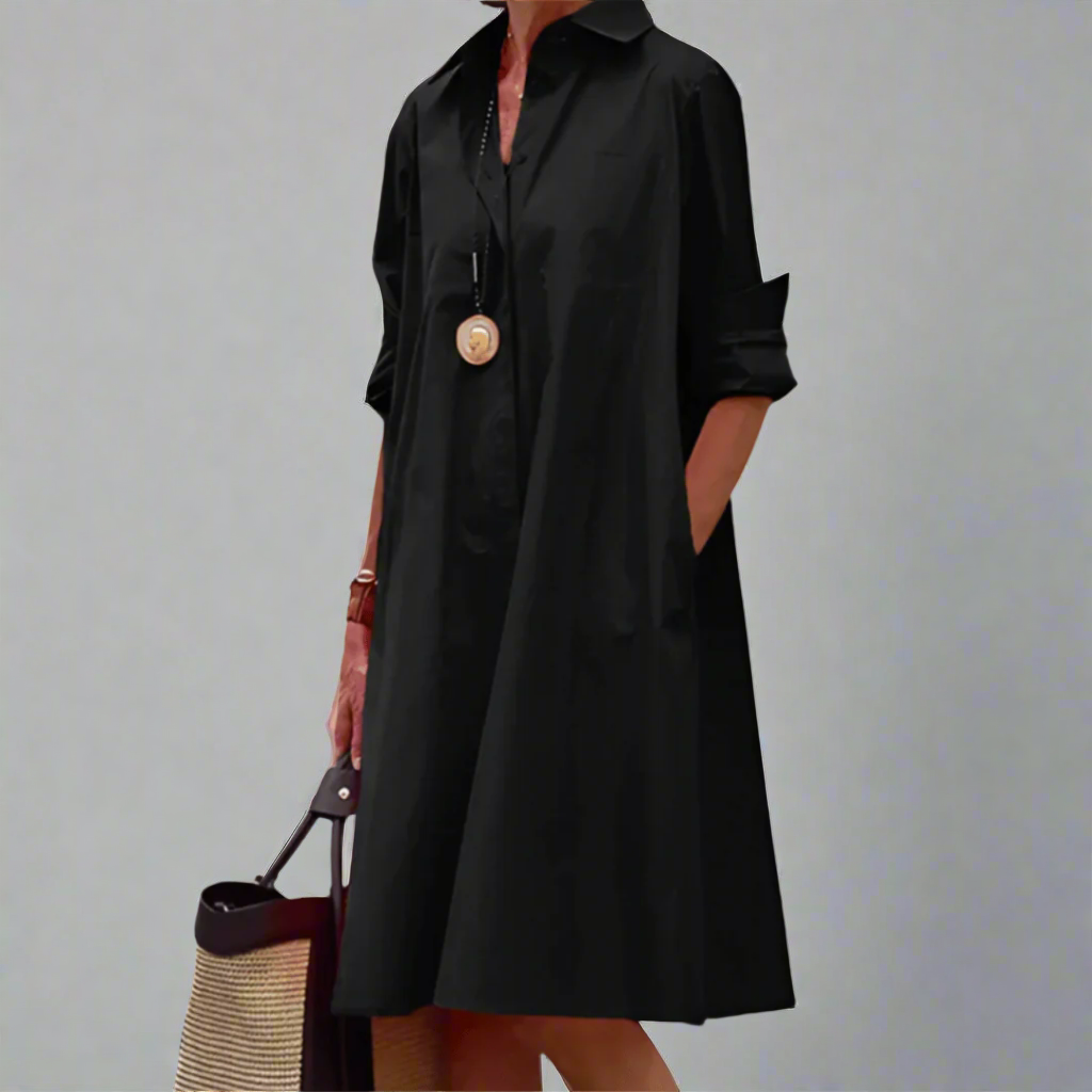 SANDRINE | Chic Casual Polo Dress