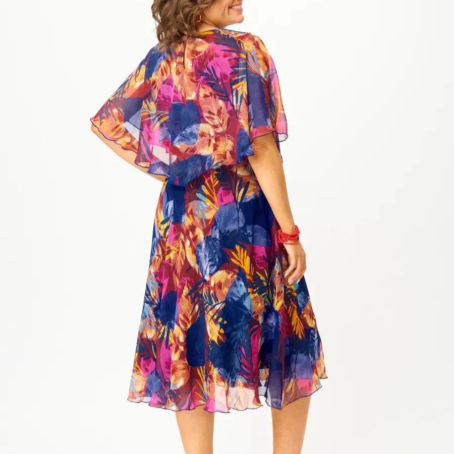AYALA | Plus Size Chiffon Dress for Ultimate Comfort