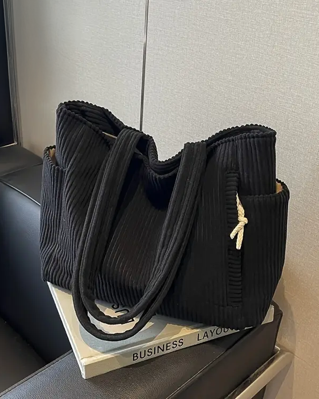 EVIN | Corduroy Fashion Carrier Bag