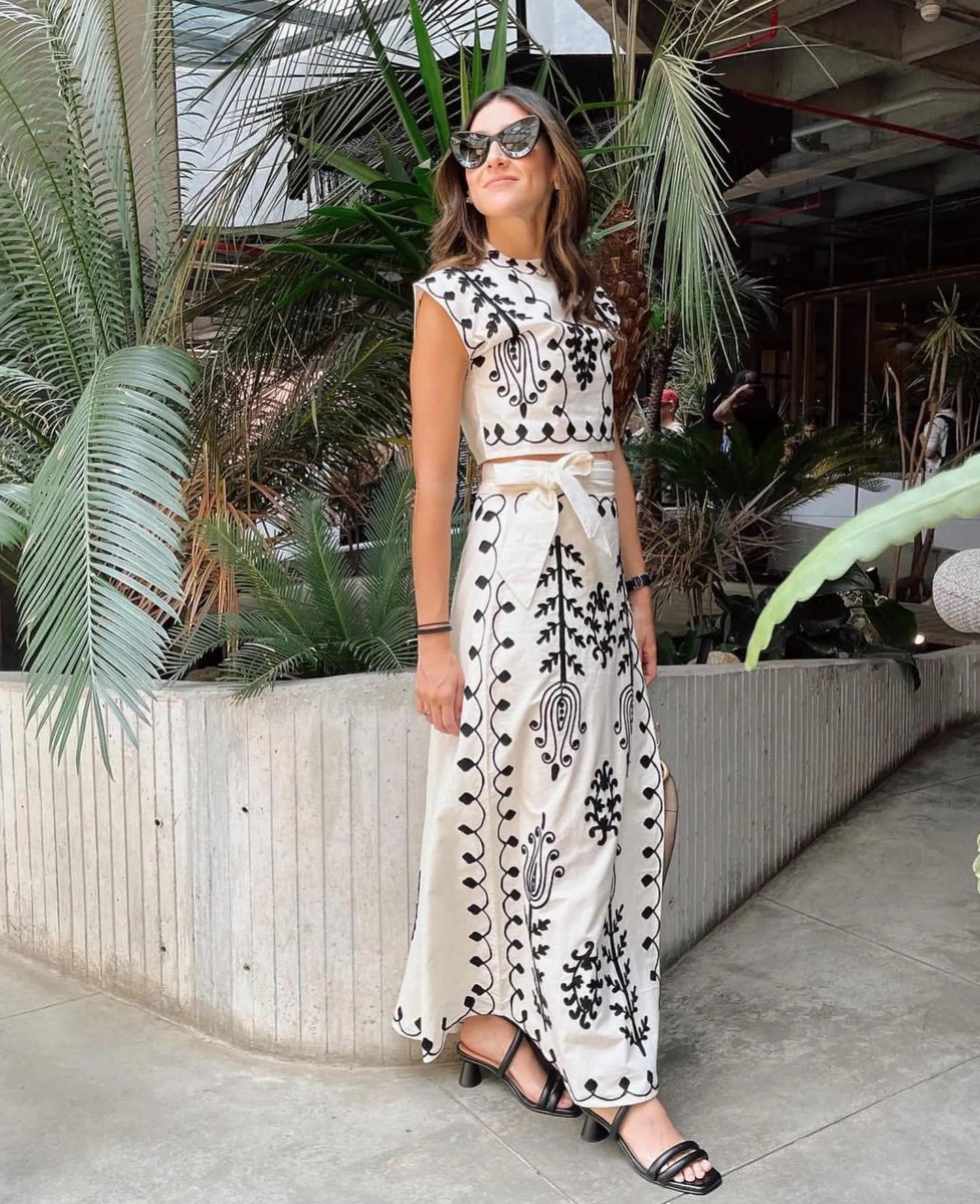 YASMINE | Printed Two-Piece Set