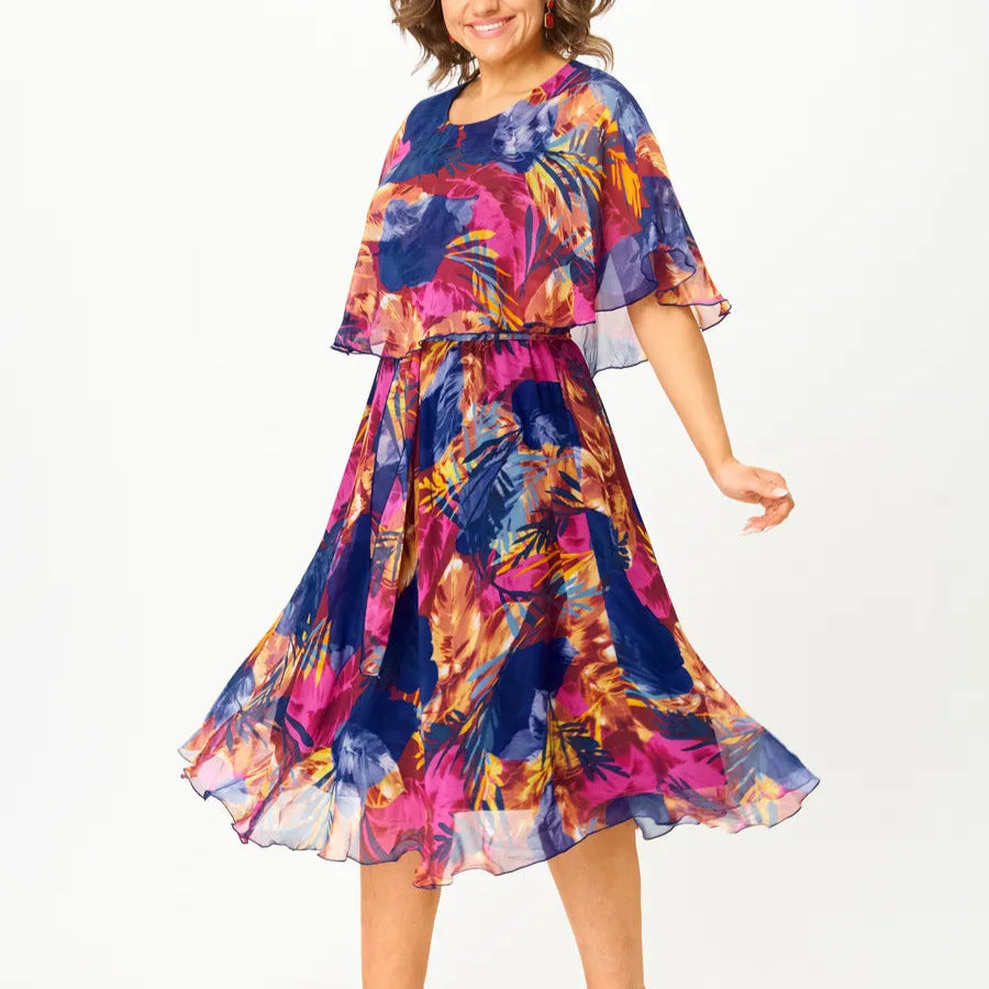 AYALA | Plus Size Chiffon Dress for Ultimate Comfort