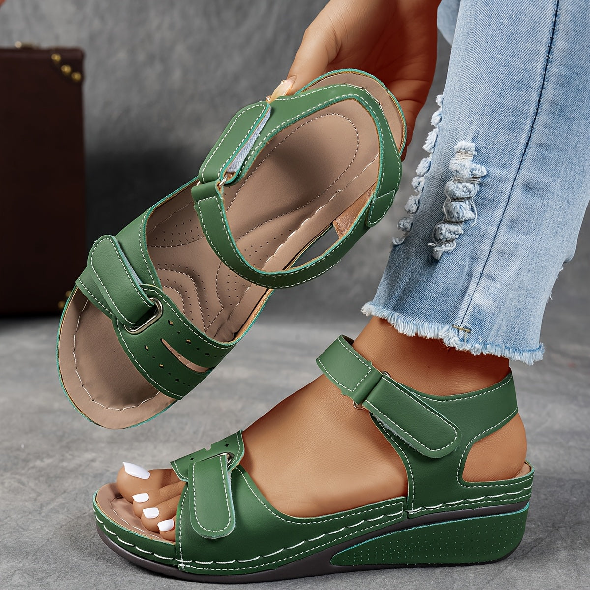 CARMELA | Cozy Open-Toe Sandals