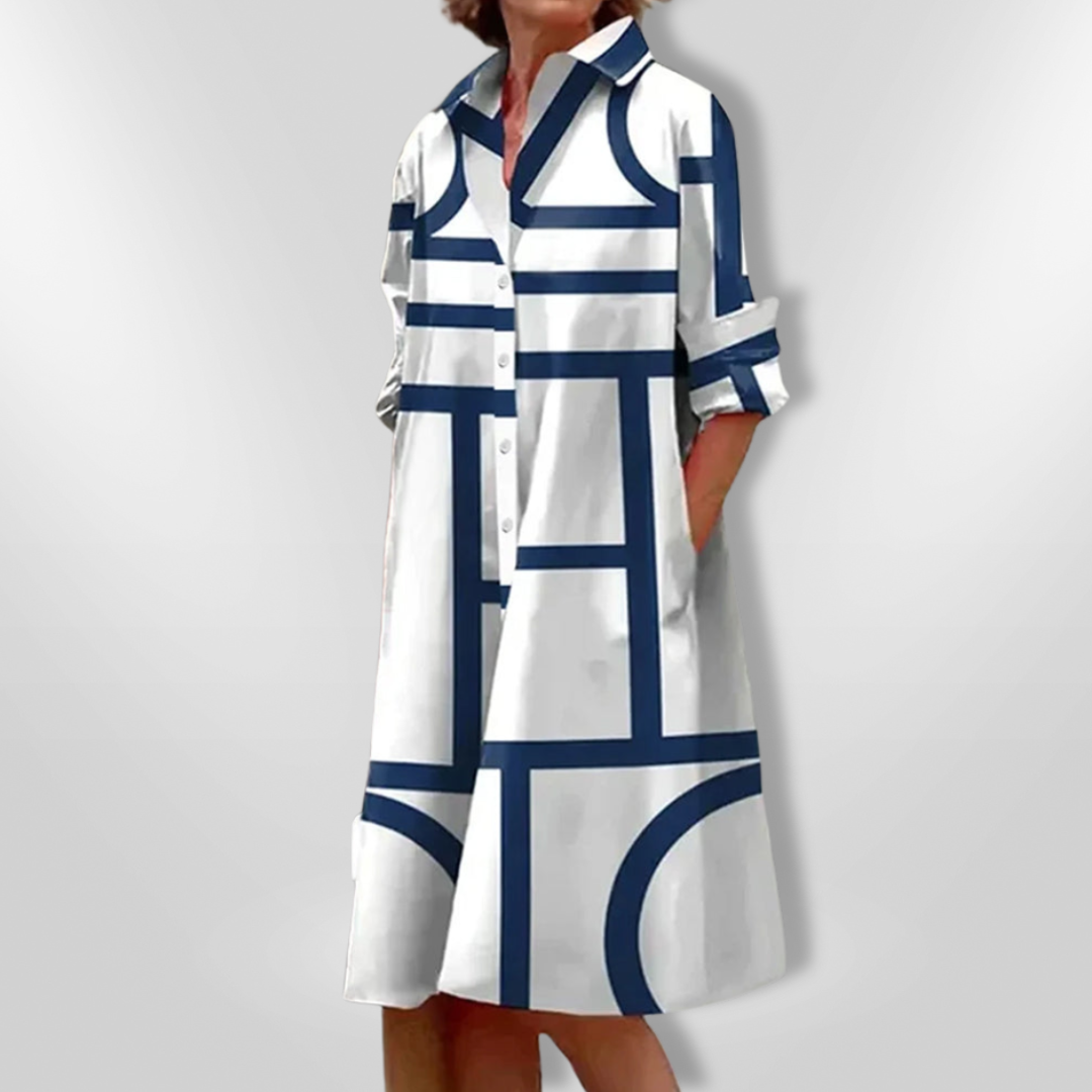 CALIS | Stylish Patterned Elegant Dress
