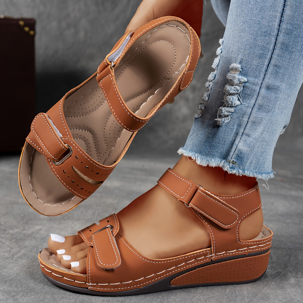 CARMELA | Cozy Open-Toe Sandals