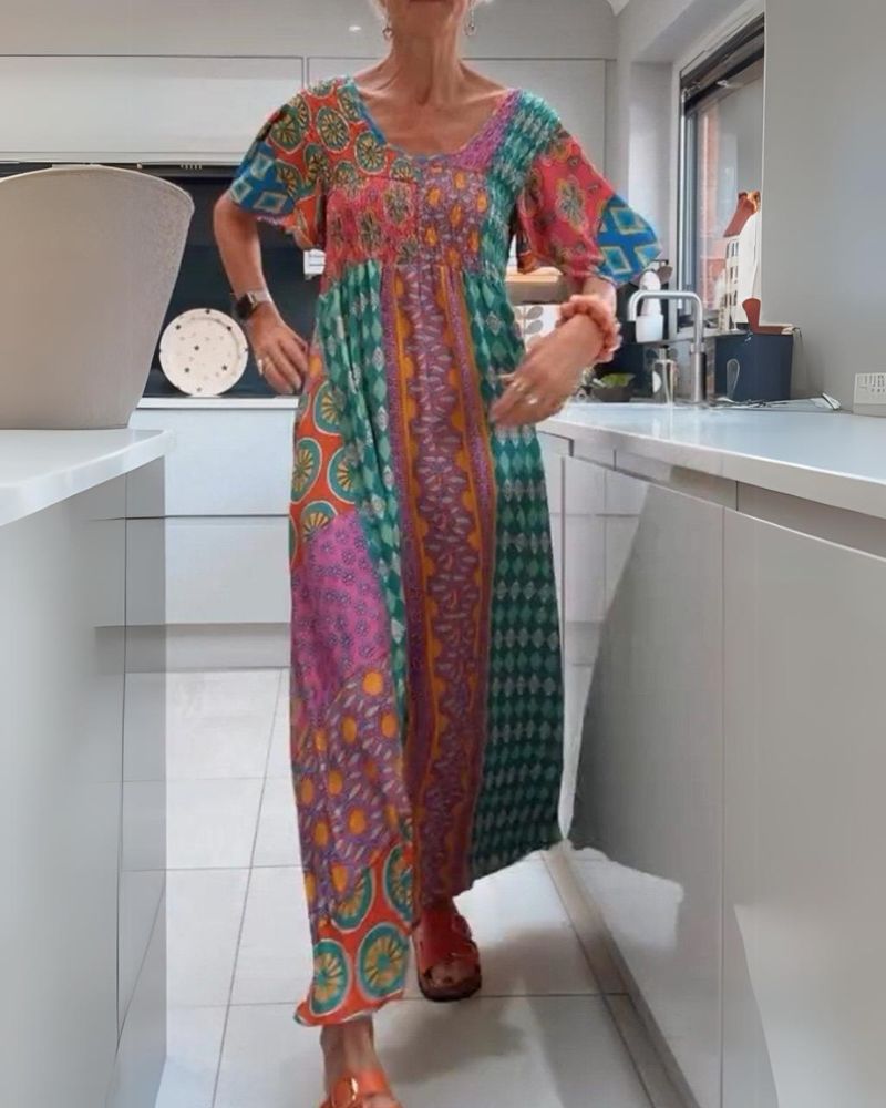 Melania | Vibrant Bohemian Dress
