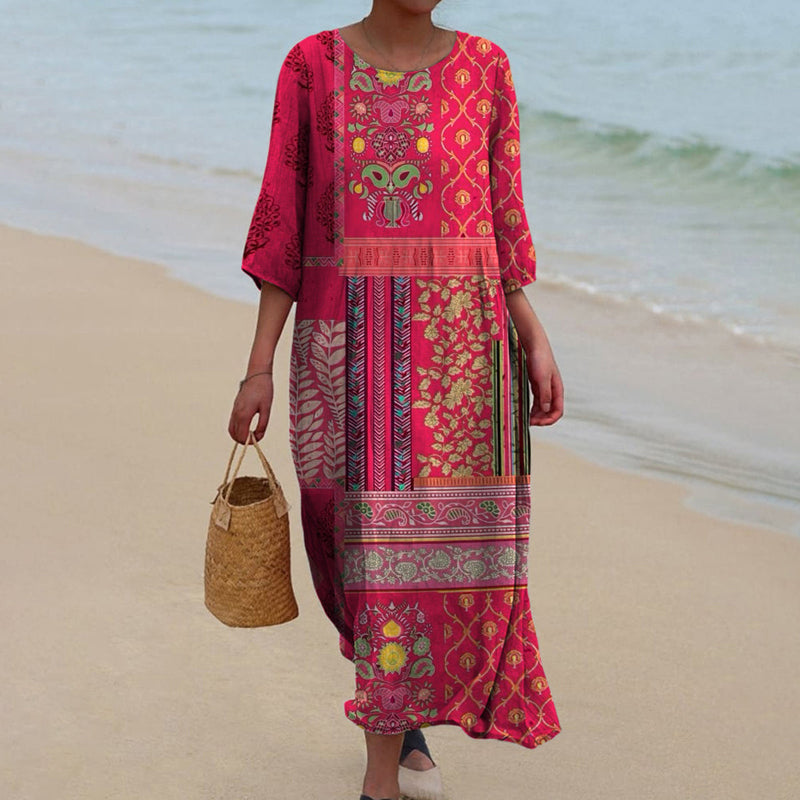 CILIA | Relaxed Bohemian Maxi Dress