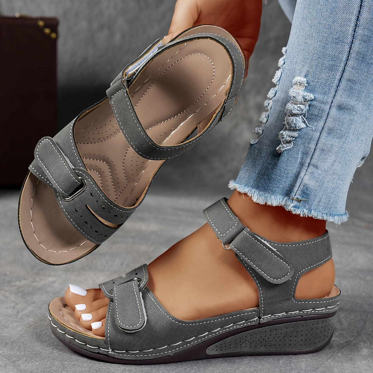 CARMELA | Cozy Open-Toe Sandals