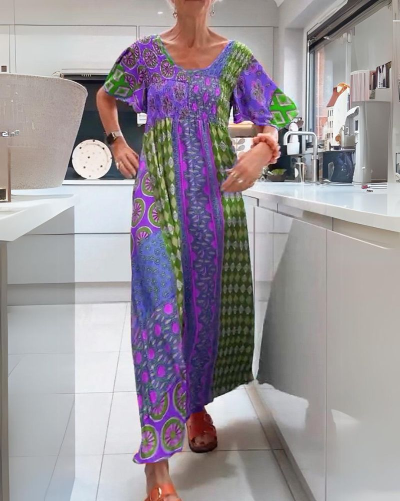 Melania | Vibrant Bohemian Dress