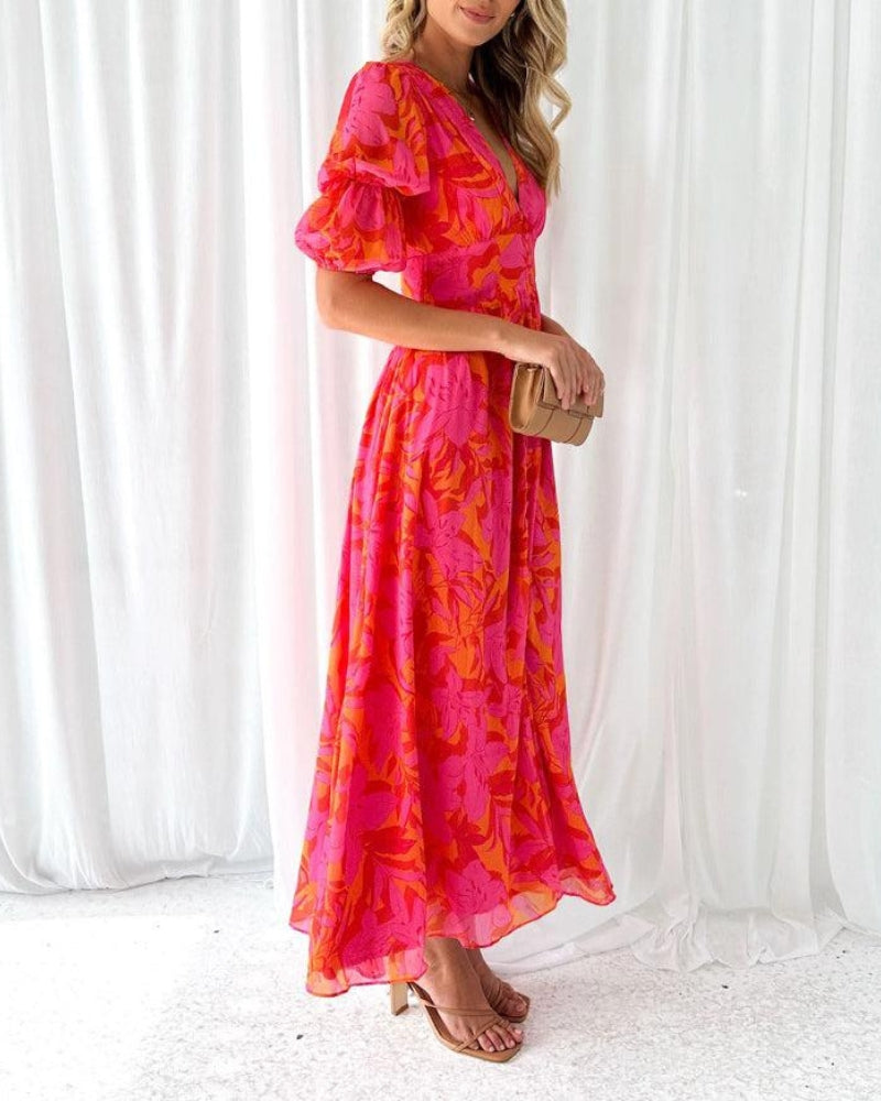 EMMA | CHIC MULTI-COLORED DRESS