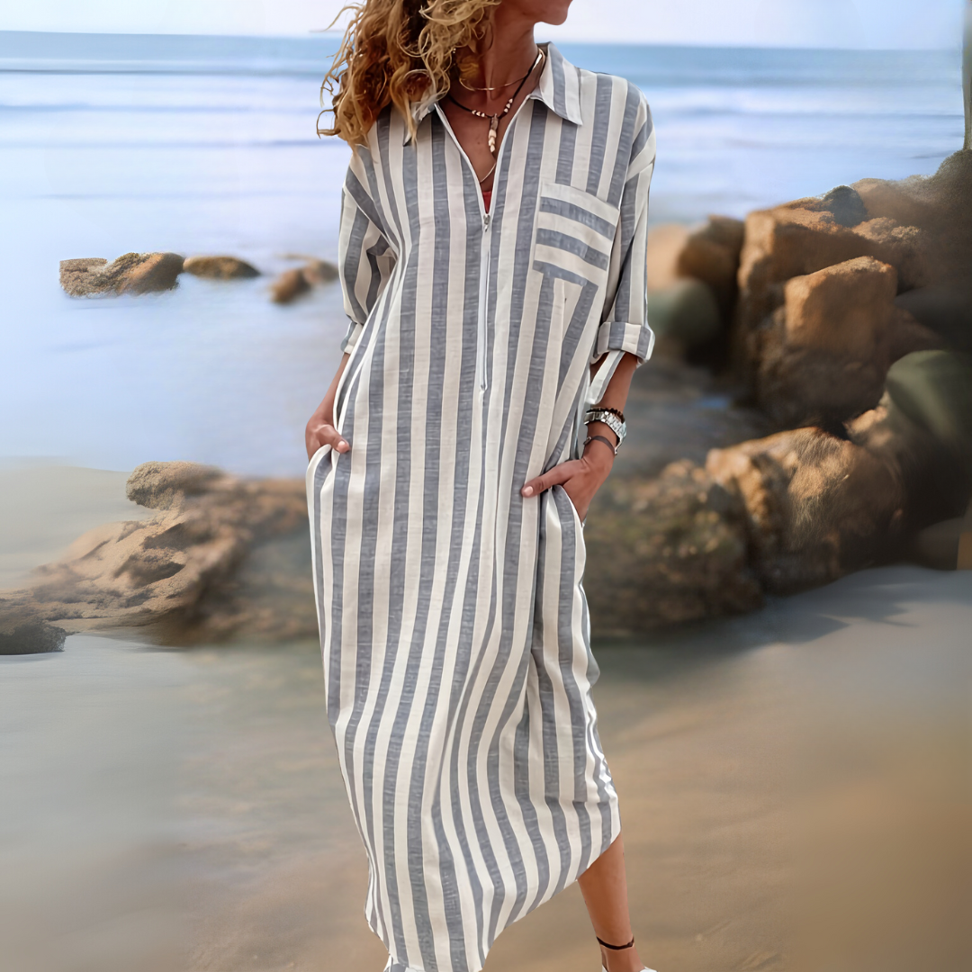 PHOEBE | CHIC STRIPED DRESS