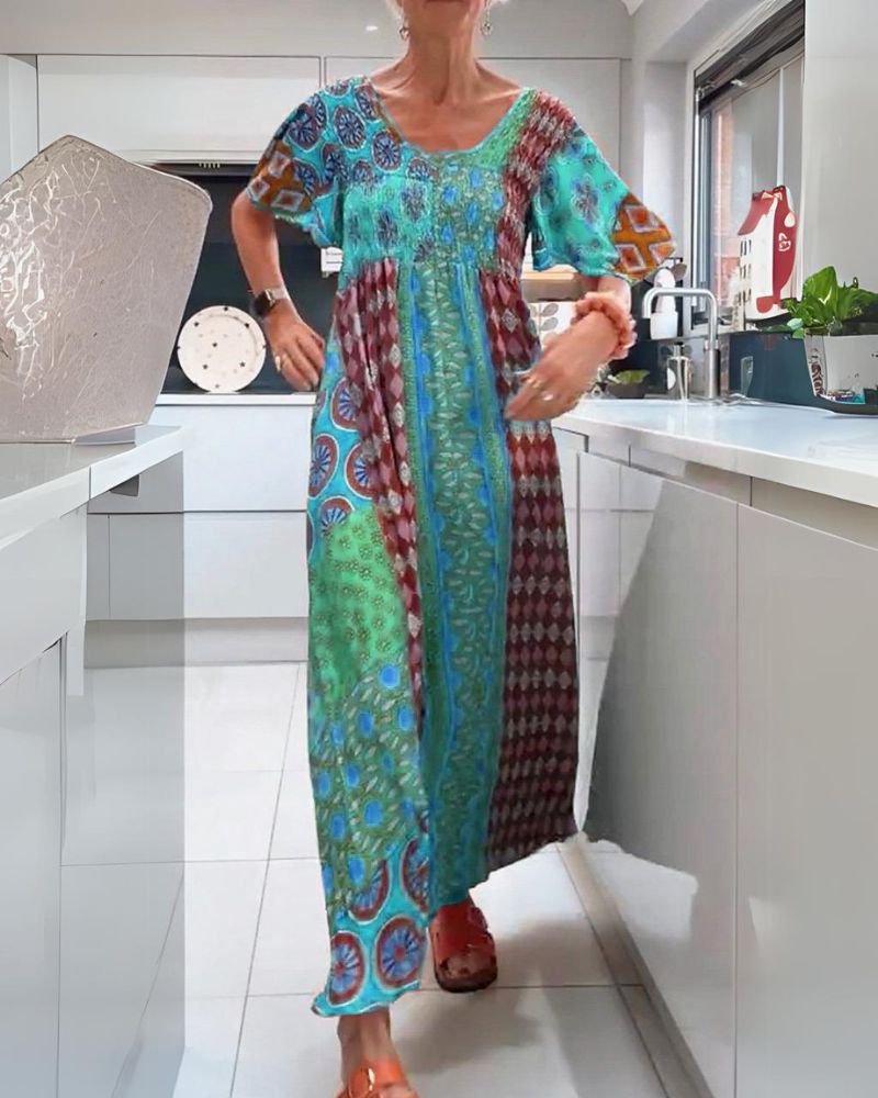 Melania | Vibrant Bohemian Dress