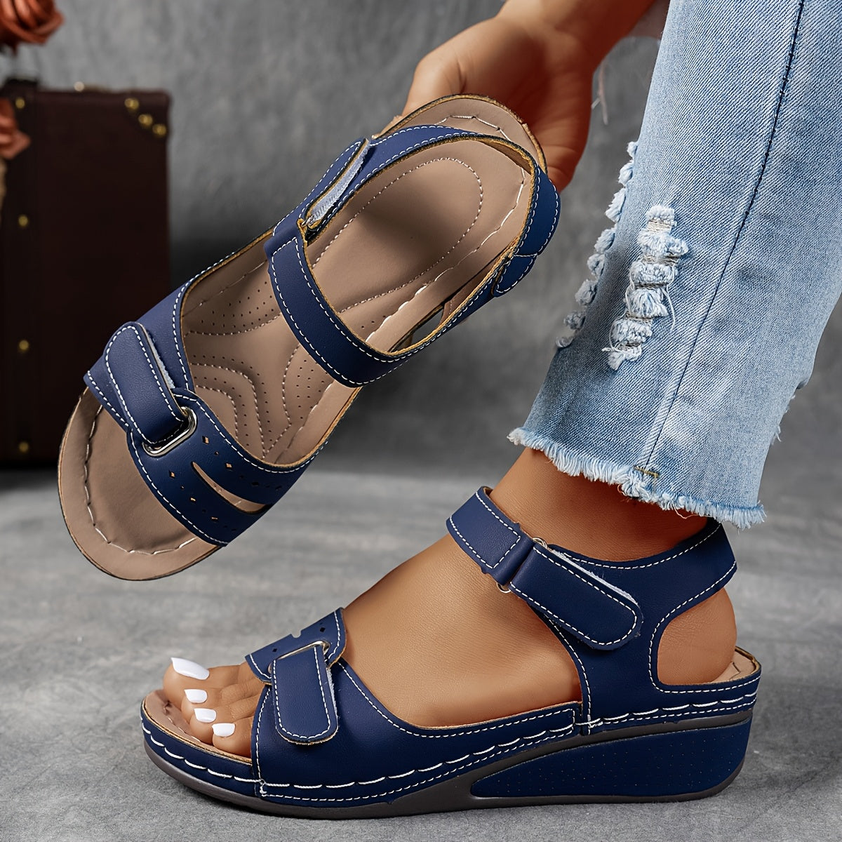 CARMELA | Cozy Open-Toe Sandals