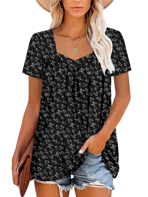 VIRENA | Breezy Floral Summer Top