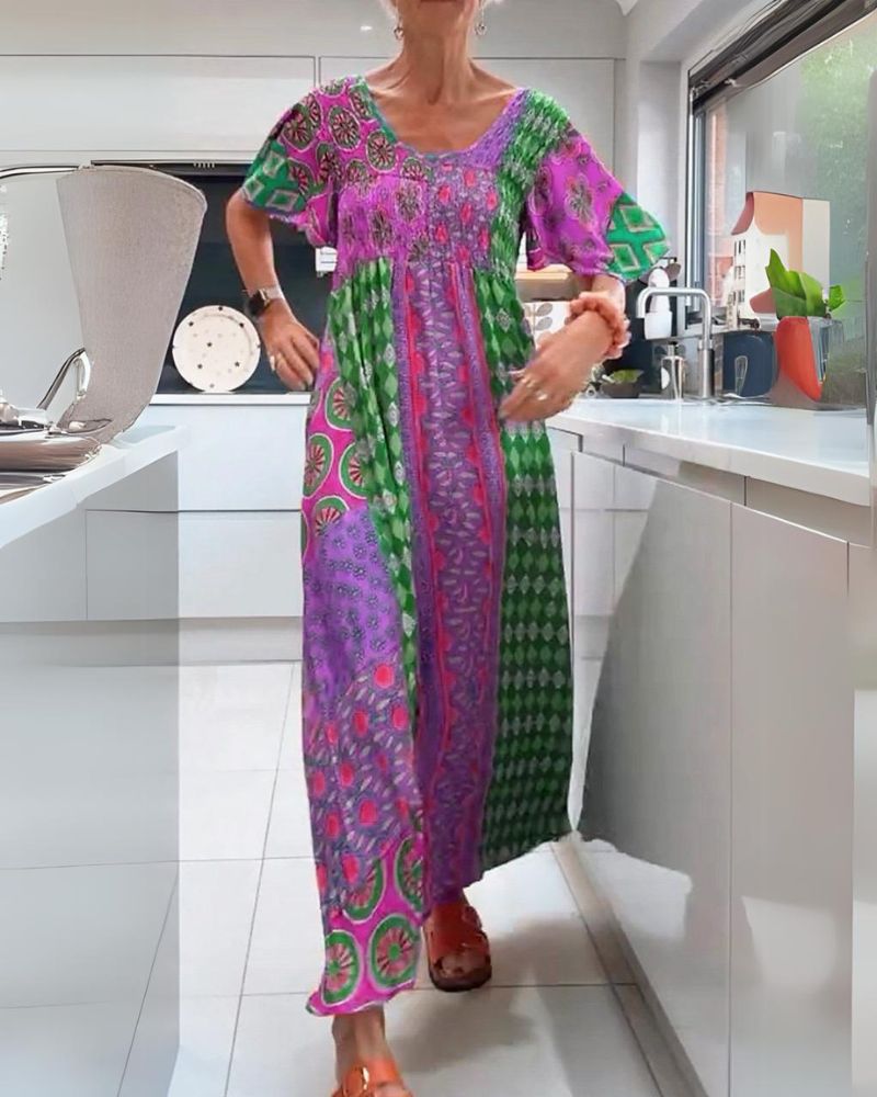 Melania | Vibrant Bohemian Dress
