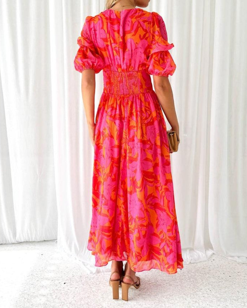 EMMA | CHIC MULTI-COLORED DRESS