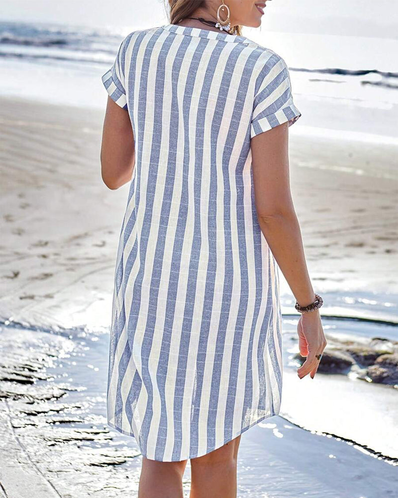 BRITTA | CHIC STRIPED DRESS