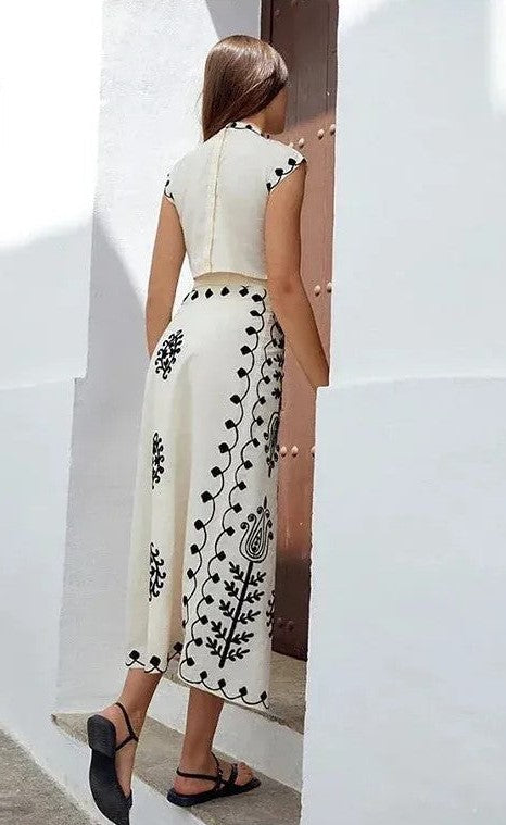 YASMINE | Printed Two-Piece Set