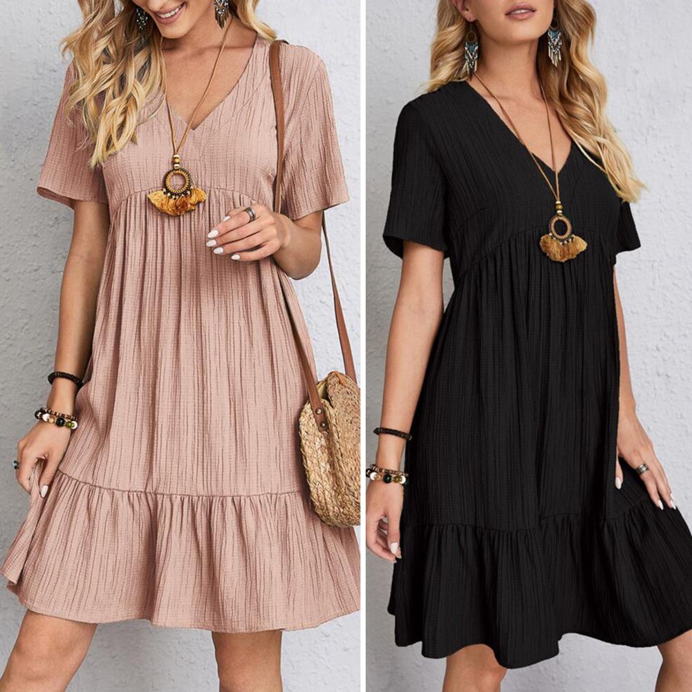 ASTRID | Chic Dress with Concealed Belly Design