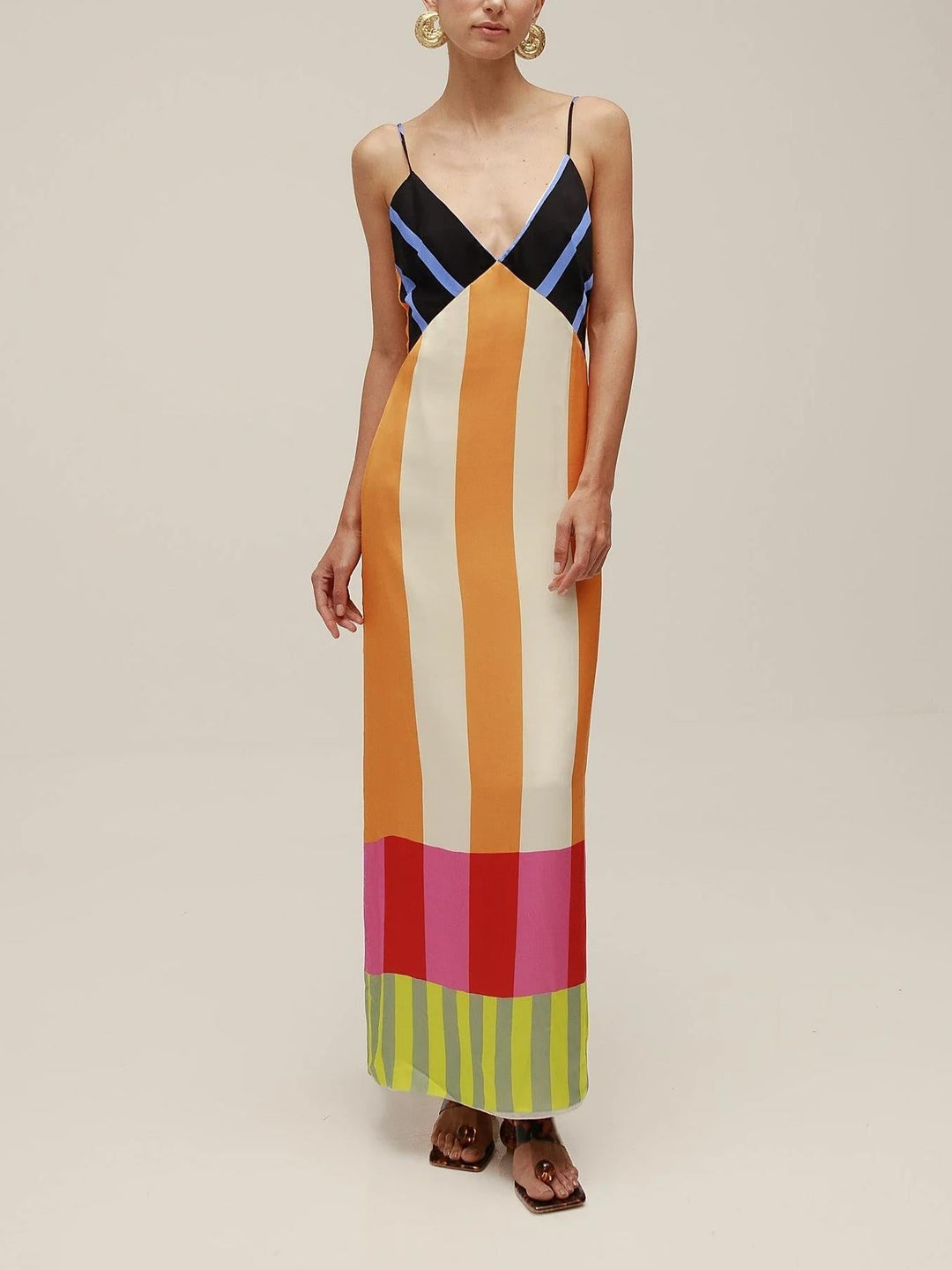 ESTELLE | LONG MULTI-COLOR DRESS