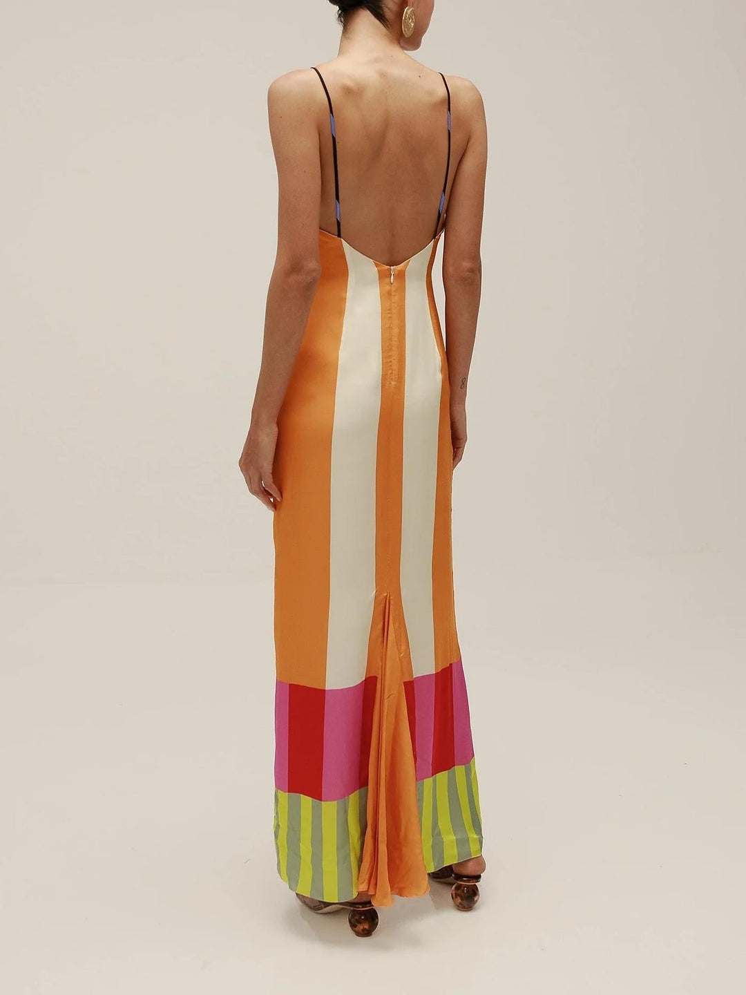ESTELLE | LONG MULTI-COLOR DRESS