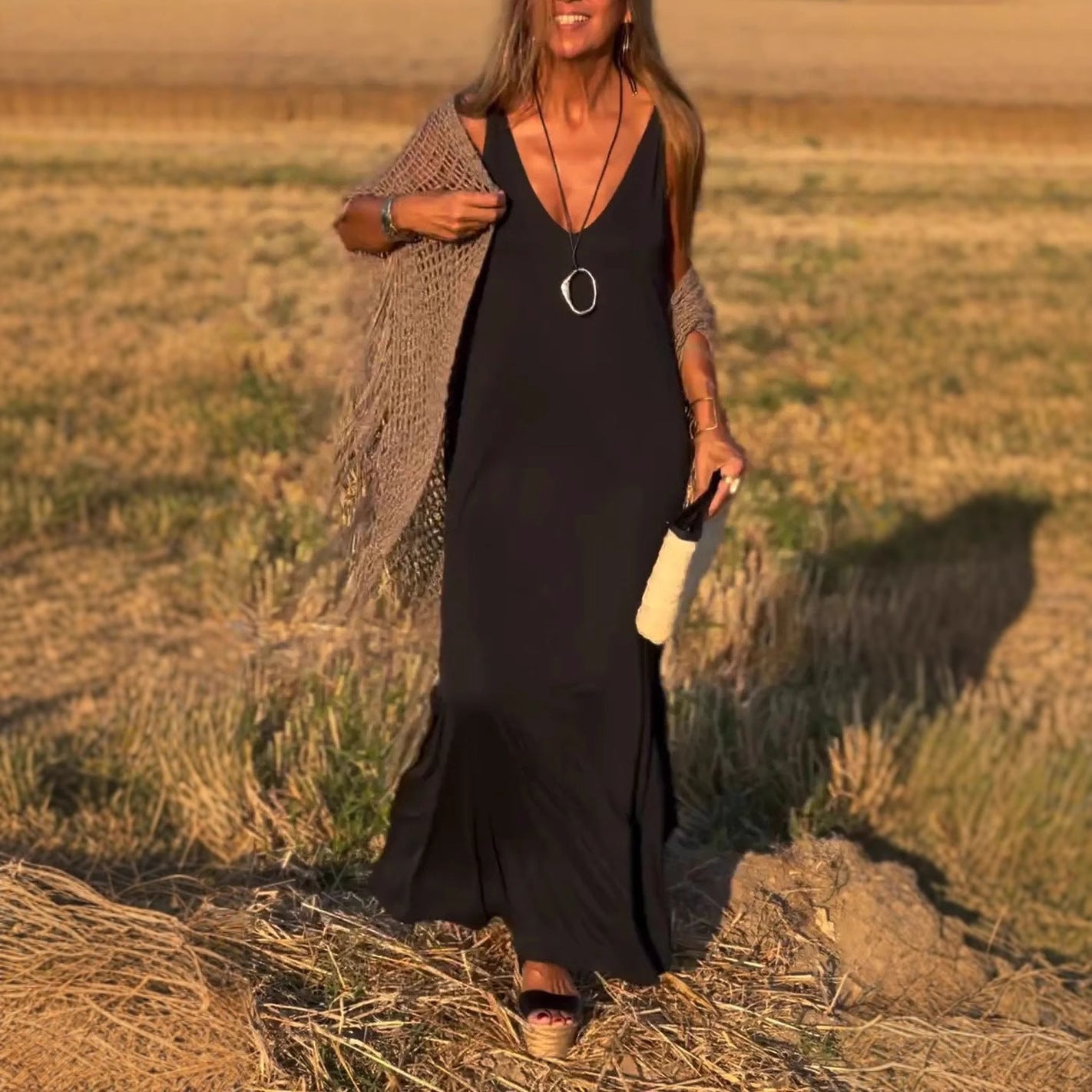 CAROLINE | Elegant Maxi Dress