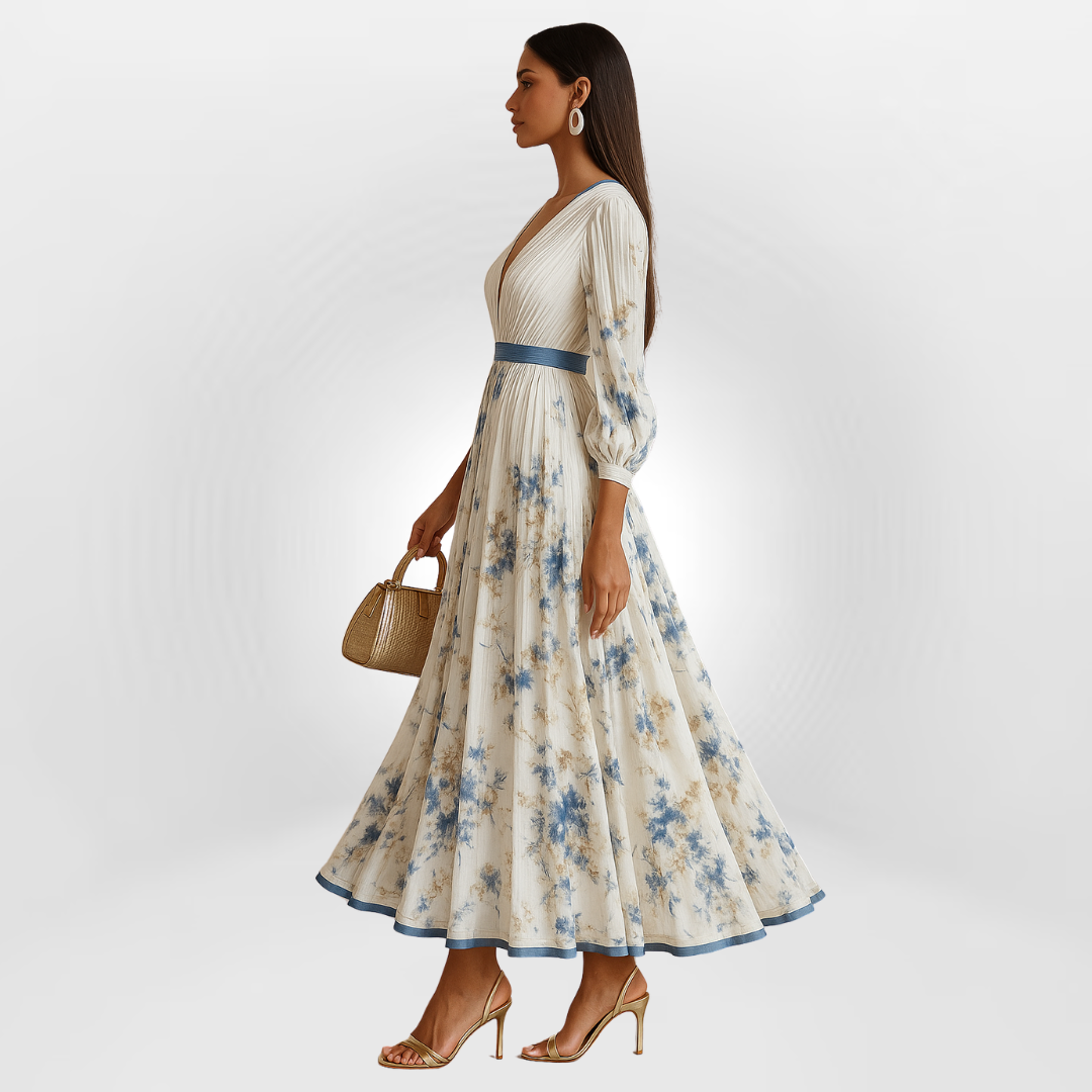 ESMERALDA | FLOWER EMBRACE MAXI DRESS