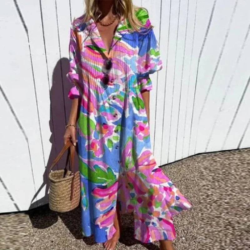 DIARA | Elegant Bohemian Spring Dress