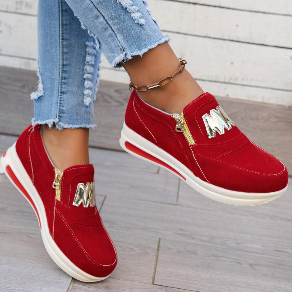 URSULA | FASHIONABLE & COMFORTABLE ZIP SNEAKERS