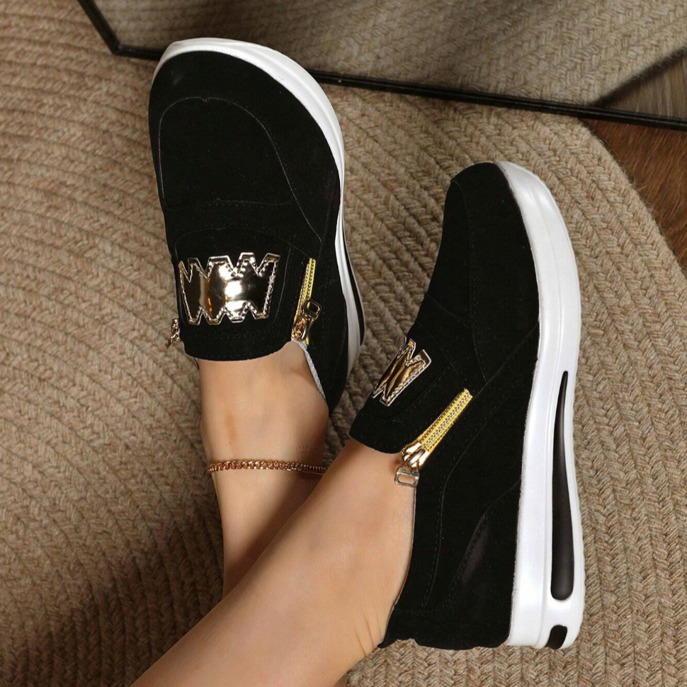 URSULA | FASHIONABLE & COMFORTABLE ZIP SNEAKERS