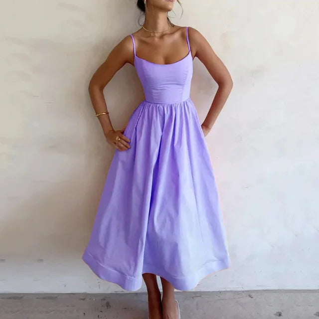 JOAN | Sleek Spaghetti Strap Dress