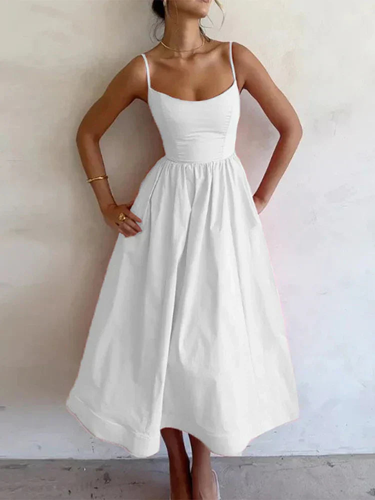 JOAN | Sleek Spaghetti Strap Dress