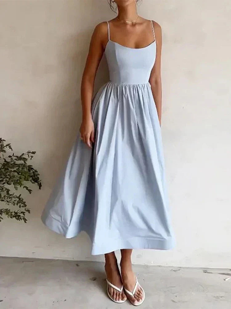 JOAN | Sleek Spaghetti Strap Dress