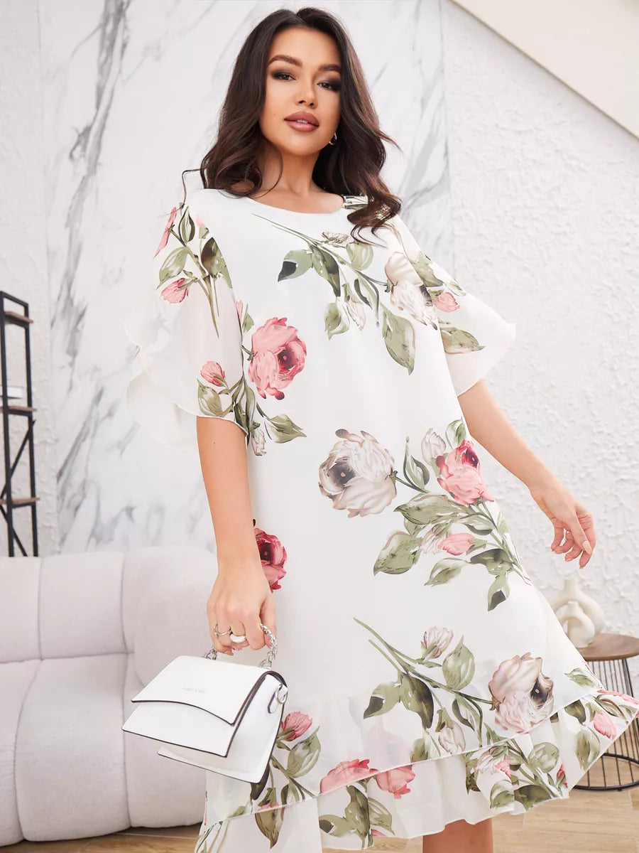 BEYSA | CHIC & COMFORTABLE FLORAL DRESS