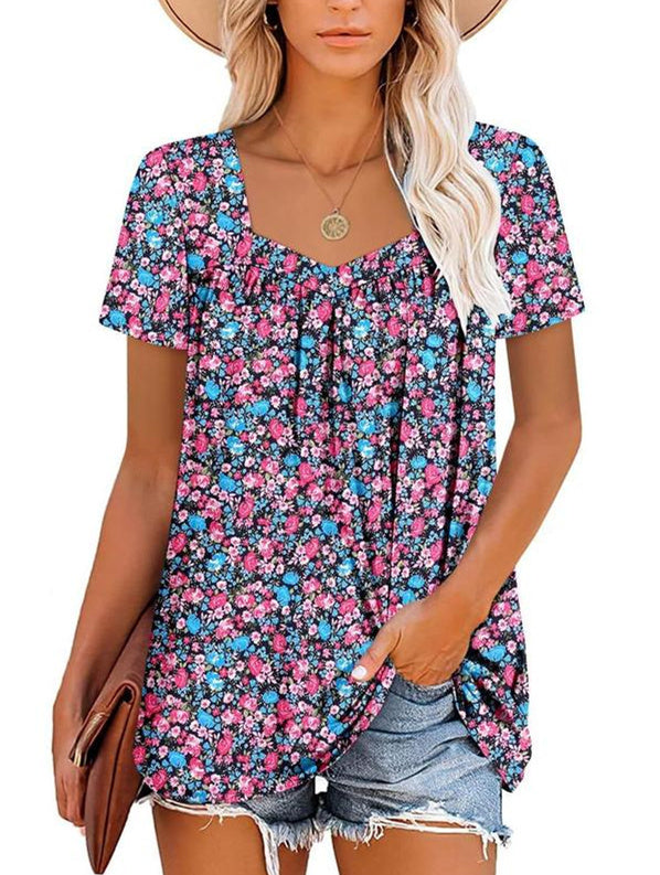 VIRENA | Breezy Floral Summer Top