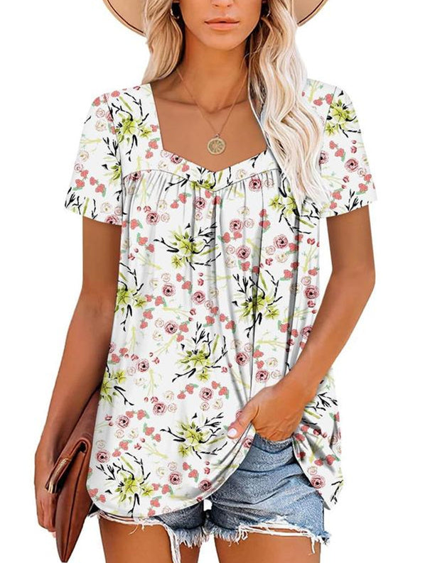 VIRENA | Breezy Floral Summer Top