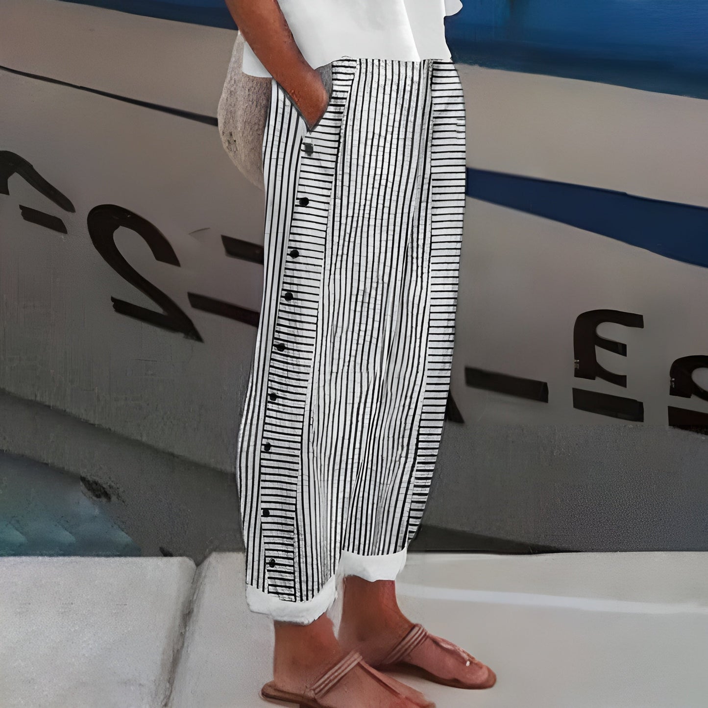 Sandy Linen Trousers