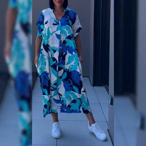 HANNAH | Stylish Printed Elegant Dress