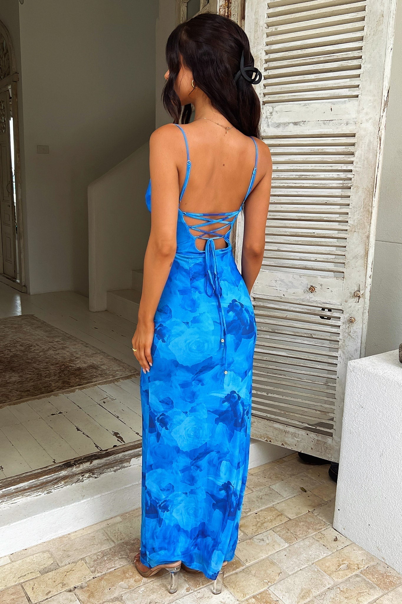 INSIA | Elegant Floral Maxi Dress